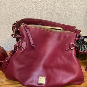 Dooney & Bourke Red Leather Shoulder Bag - Like NEW 3-piece Set w/Tags!